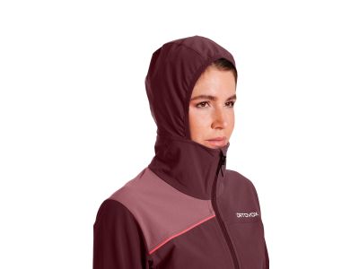 ORTOVOX Pala Hooded Damenjacke, Wild Berry