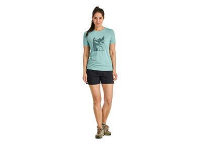 ORTOVOX 120 Cool Tec Mtn Cut Damen-T-Shirt, Wassereis