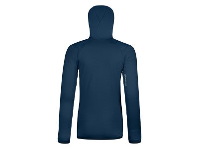 ORTOVOX Fleece Grid Damen-Sweatshirt, Deep Ocean