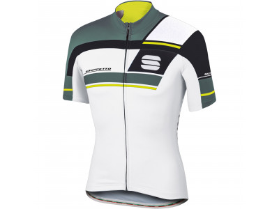 Biała koszulka rowerowa Sportful Gruppetto Pro Team