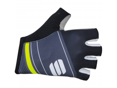 Sportful Gruppetto Pro rukavice čierne fluo