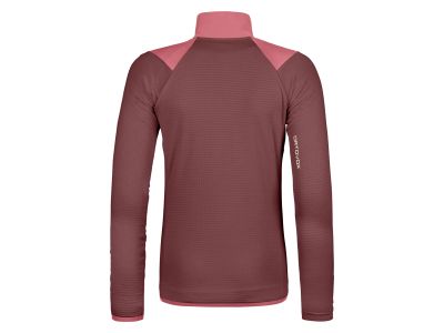 ORTOVOX Grid Fleece Damen-Sweatshirt, Berg/Rose