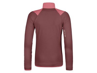 ORTOVOX Grid fleece women&#39;s sweatshirt, mountain/rose