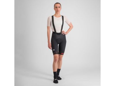 Sportos FIANDRE női rövidnadrág, fekete