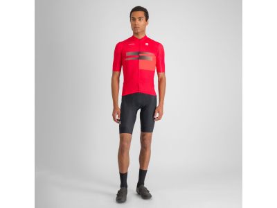 Sportful koszulka rowerowa GRUPPETTO w kolorze czerwonym