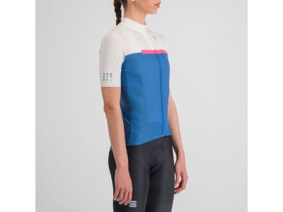 Sportful PISTA dámský dres, blue denim white