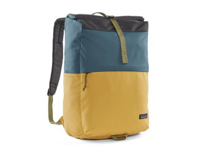 Plecak Patagonia Fieldsmith Roll Top Pack, 30 l, patchwork: żółta deska surfingowa z niebieskim uchowcem
