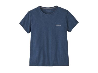 Damska koszulka Patagonia P-6 Logo Responsibili-Tee, w kolorze niebieskim