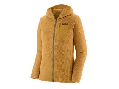 Patagonia R1 Air Full-Zip Hoody női pulóver, puffan arany
