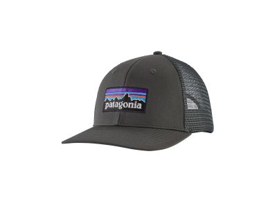 Patagonia P-6 Logo Trucker Hat sapka, kovácsszürke
