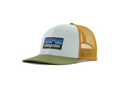 Patagonia P-6 Logo Trucker Hat sapka, vékony zöld