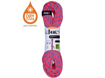 BEAL Joker Unicore dry cover rope, 9.1 mm, purple