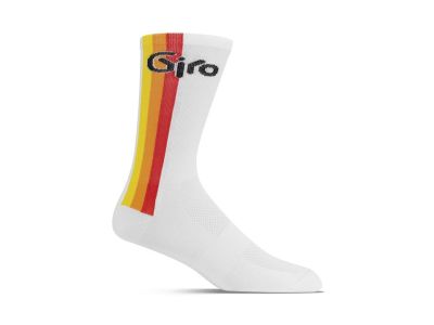 Șosete Giro Comp Racer High Rise, albe