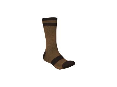 POC Lure MTB Sock Long ponožky, Jasper Brown/Axinite Brown