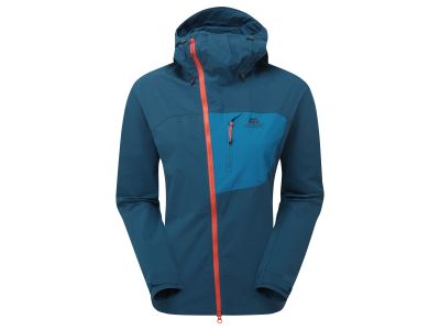 Mountain Equipment Squall kapucnis női kabát, Topáz/Majolika kék