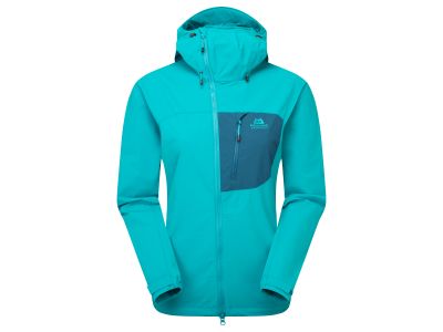 Mountain Equipment Squall kapucnis női kabát, Topáz/Majolika kék