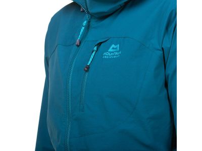 Mountain Equipment Squall Damska kurtka z kapturem, w kolorze niebieskiego topazu/majoliki