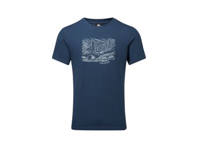 T-shirt Mountain Equipment Freedom, denim niebieski