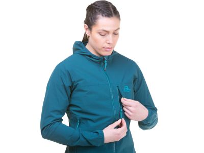 Mountain Equipment Echo Hooded női kabát, majolikakék/topáz