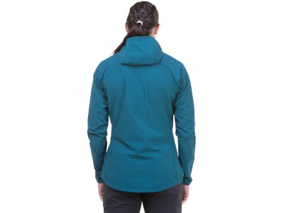 Mountain Equipment Echo Hooded women&#39;s jacket, Majolica Blue/Topaz