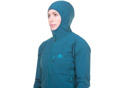 Mountain Equipment Echo Hooded women&#39;s jacket, majolica blue/topaz