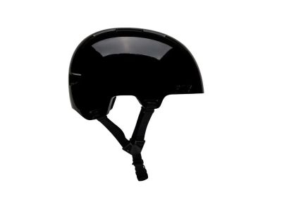Fox Flight Solid Helm, schwarz