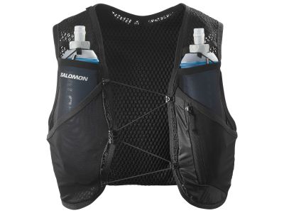Salomon ACTIVE SKIN 4 SET mellény, fekete/Metallic
