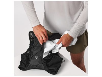 Salomon ACTIVE SKIN 4 SET mellény, fekete/Metallic
