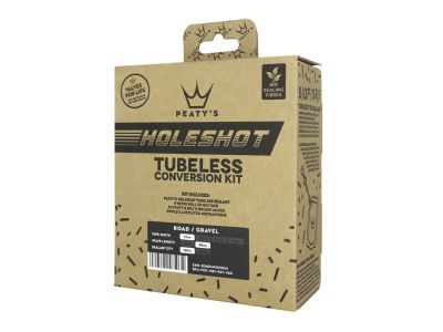 Peaty&#39;s Holeshot Tubeless conversion kit for road and gravel, 21mm tape