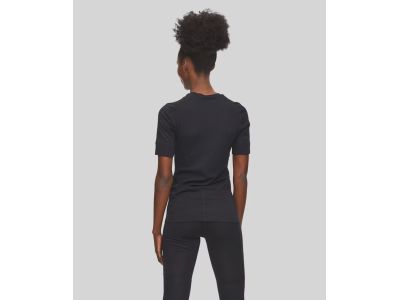 T-shirt damski Johaug Lithe Tech-Wool w kolorze czarnym
