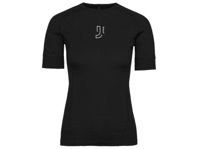Tricou de damă Johaug Lithe Tech-Wool, negru