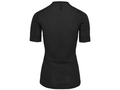 T-shirt damski Johaug Lithe Tech-Wool w kolorze czarnym