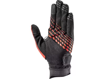 Leki Ultra Trail Breeze Shark gloves, black/red neon yellow