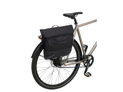 Geantă transport/umăr VAUDE CityMe Bike II, 18 l, neagră