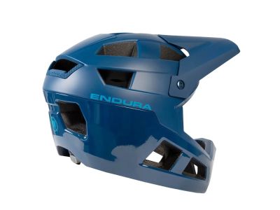 Endura SingleTrack Full Face helmet, blueberry