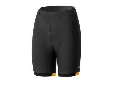 Dotout Instinct women&#39;s shorts, black/yellow