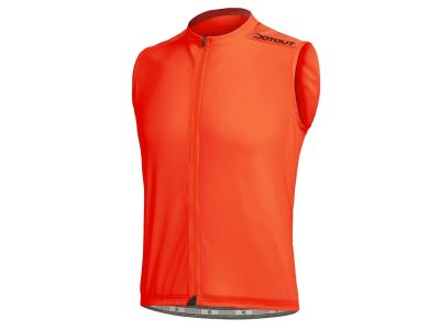 Koszulka rowerowa Dotout Tour bez rękawów, pomarańczowa