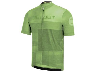 Koszulka rowerowa Dotout Square, zielona