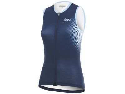 Dotout Square women&#39;s jersey without sleeves, blue