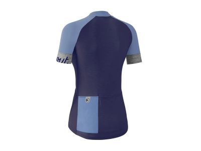 Damska koszulka rowerowa Dotout Crew w kolorze niebieskim/jasnoniebieskim