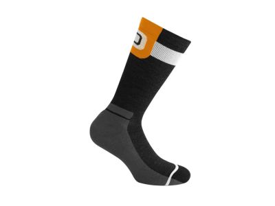 Dotout Dots ponožky, černá/žlutá