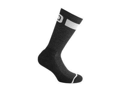 Dotout Dots zokni, sötétszürke melanzs/fekete