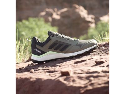adidas TRACEROCKER 2.0 TRAIL RUNNING sneakers, Olive Strata/Core Black/Green Spark