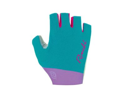 Roeckl Deleni women's gloves, blue/pink