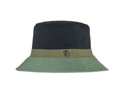 Dwustronny kapelusz typu Bucket Fjällräven, zielony patyna/ciemny granat
