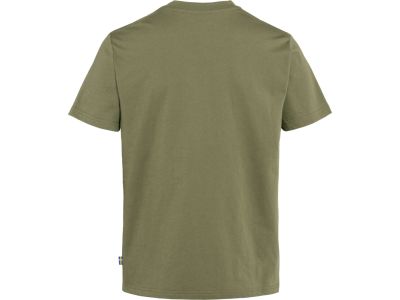 Damski T-shirt Fjällräven Fox Boxy Logo, zielony