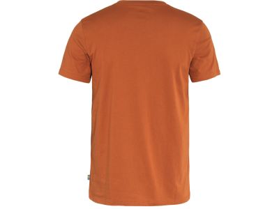 Fjällräven Logo t-shirt, terracotta brown