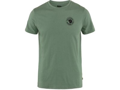 T-shirt z logo Fjällräven 1960, zielona patyna
