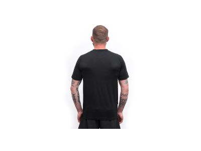 Sensor MERINO AIR RJ EVEREST T-shirt, black
