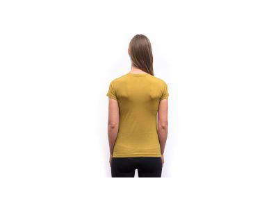 Sensor MERINO AIR SUMMIT dámske tričko, mustard